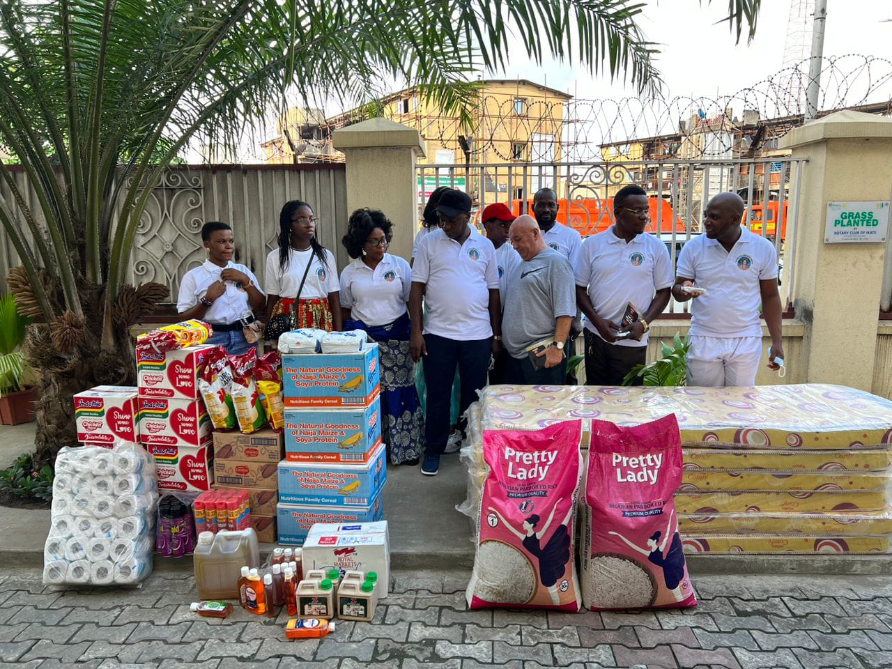 Food and household items distribution to the orphans and the poor in the society. 1