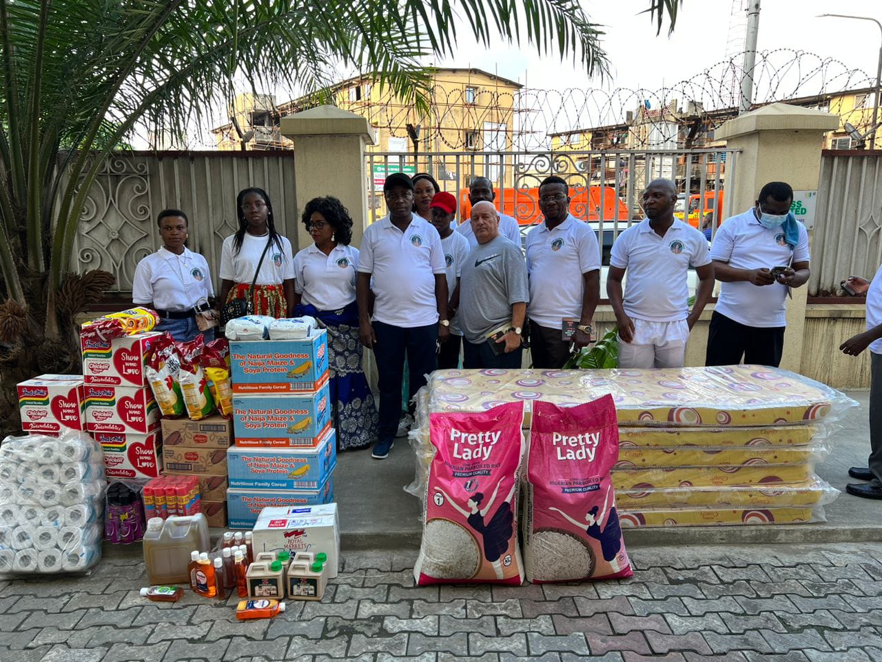 Food and household items distribution to the orphans and the poor in the society. 9